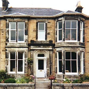   4 Victoria Square, Stirling.
Note the umbrella at the ready!