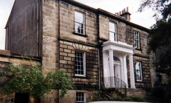 William's house at 11 Allan Park, Stirling
