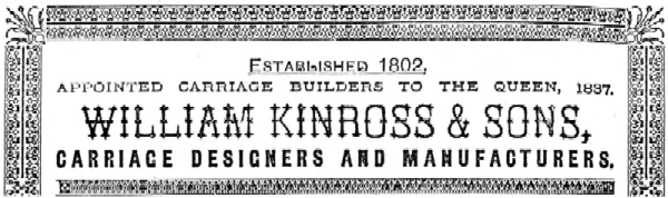 Advert taken from a book of fancy type