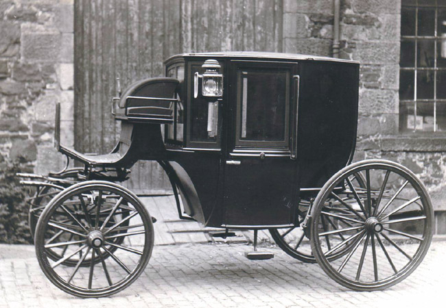 Postcard discovered by Eugene Larkin, Carriage Restorer