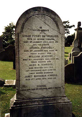 George's Gravestone