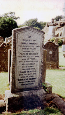 James & Cecilia's Gravestone